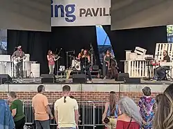 Wild Common performing at Ting Pavilion.