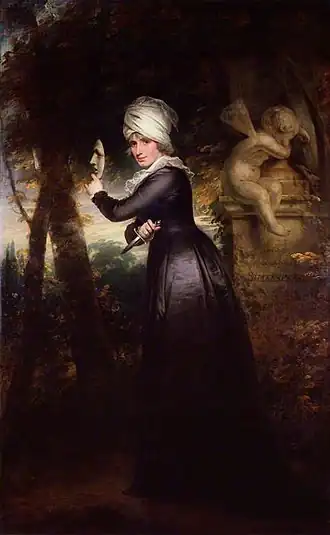 Sarah Siddons with the Emblems of Tragedy, 1793