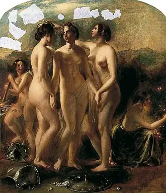 The Graces: Cupid and Psyche by William Etty