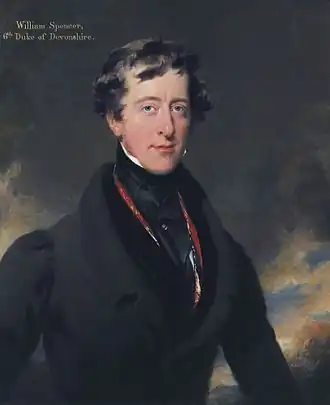 Portrait of the Duke of Devonshire, 1824