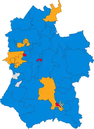 2005 results map