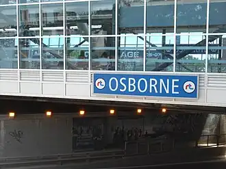 A close-up picture on Osborne Station.