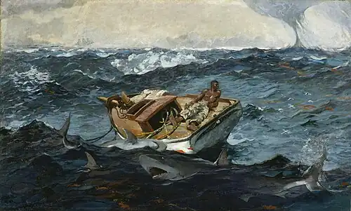 Winslow Homer, The Gulf Stream, 1899, oil on canvas, Metropolitan Museum of Art, New York City