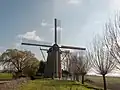 Former windmill: korenmolen het Landzigt