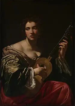 Woman Playing a Guitar (c.&nbsp;1618), Metropolitan Museum of Art