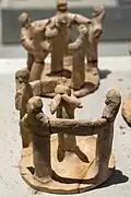 6th century B.C. Women dancing in a circle.