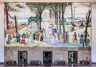 "Shrine of the Immortal," Worcester Memorial Auditorium, completed 1941