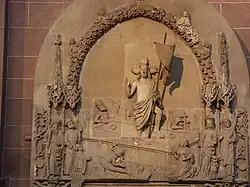 Gothic version, from Worms Cathedral