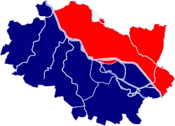Location of Psie Pole within Wrocław