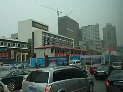 Station under construction in 2011