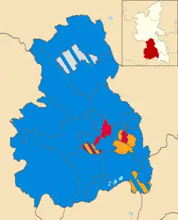 2011 results map