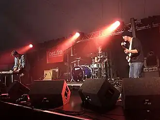 Performing at the Summer Sundae festival 2012