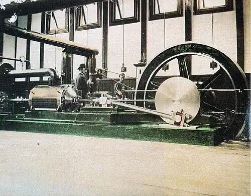 Yokohama Water Works: Pump at the intake, Mi-i Village, 1886–87