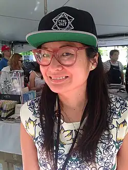 Yumi Sakugawa at Los Angeles Times Festival of Books, April 2017