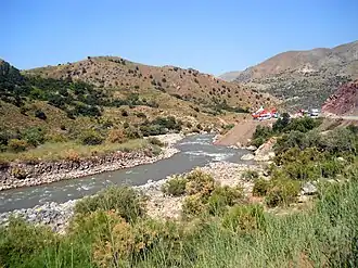 The river Great Zab in Hakkâri Province