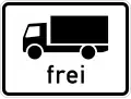 End of lorry-free section