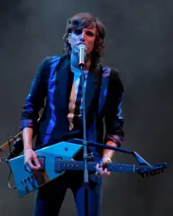 Bugo playing live in 2009