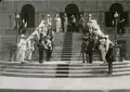 Welcome ceremony for Governor-General of the Dutch East Indies Andries Cornelis Dirk de Graeff.