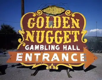 Historic Golden Nugget sign