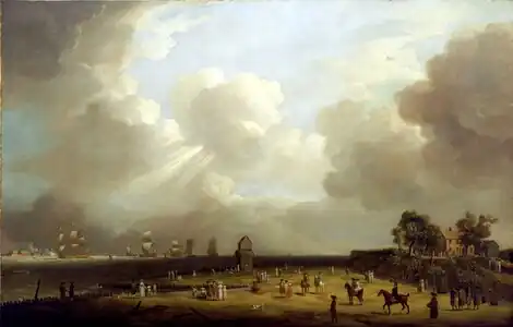 Princess Charlotte Arriving at Harwich (1763)