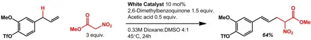 Allylic Alkylation Reaction Scheme